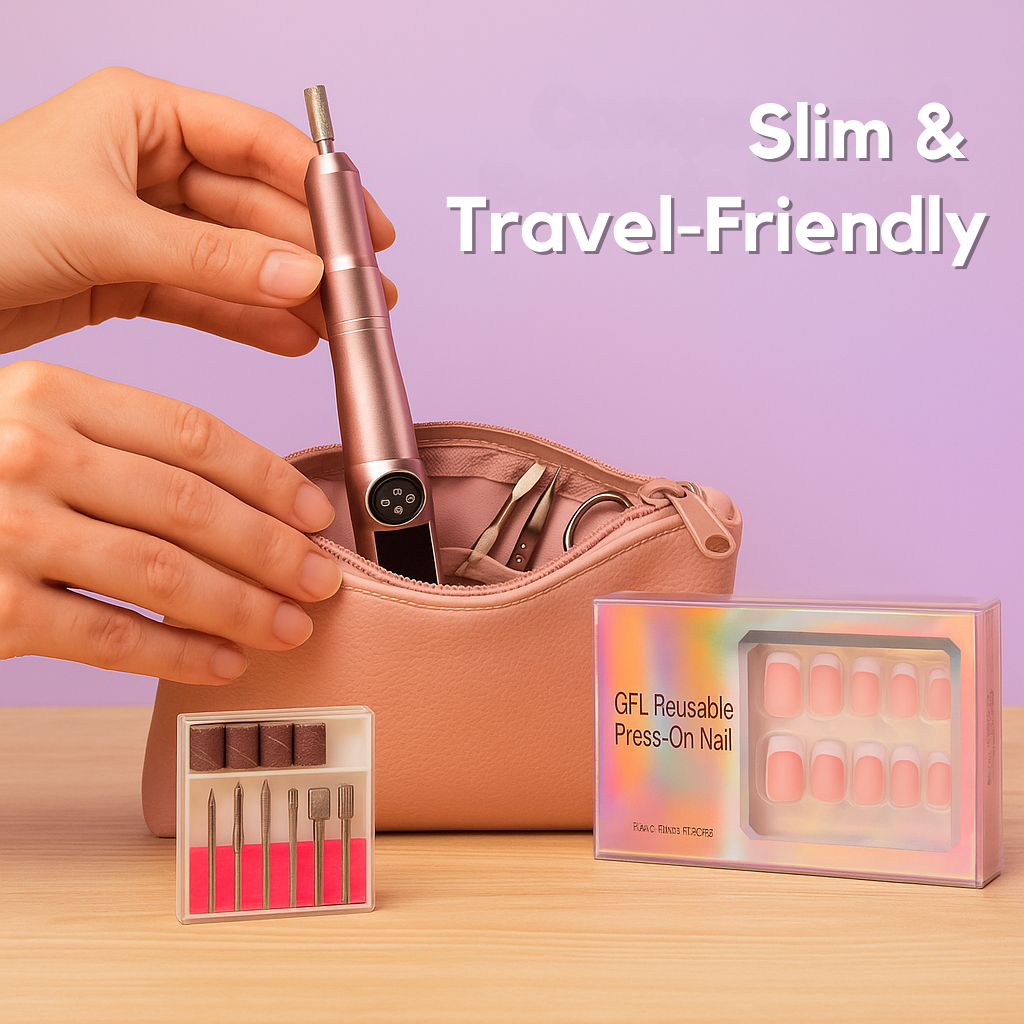 2-in-1 Electric Nail Drill & UV Lamp – 35,000 RPM for Acrylic & Gel Nails