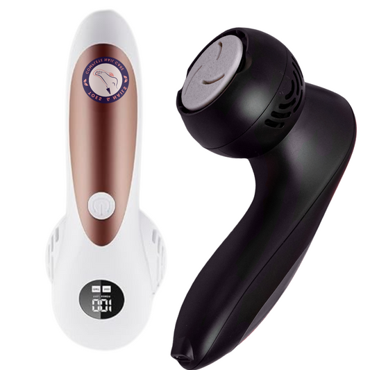 Toes & Nails electric callus remover in white and black