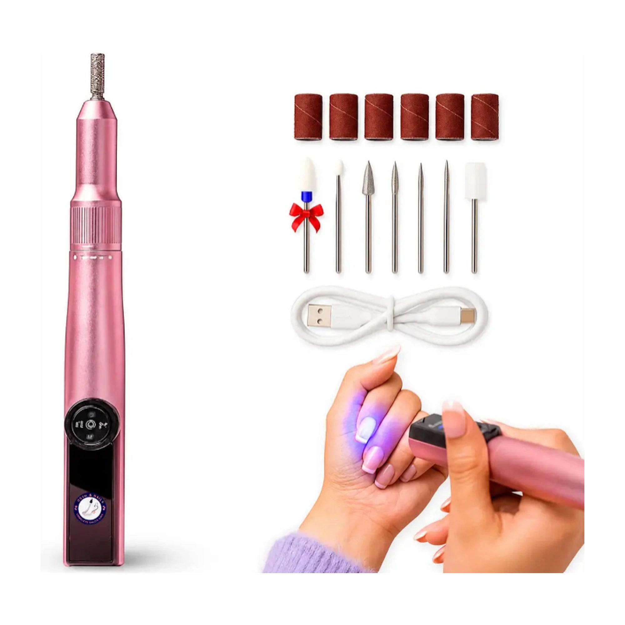 NailPro Duo 2-in-1 Electric Nail Drill & UV Lamp